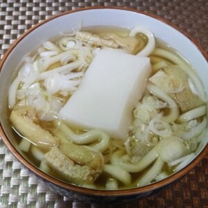 きざみ揚げ入り力うどん